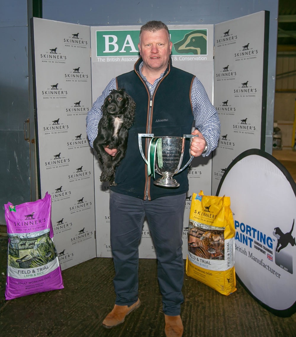 Gavin Lockyer and FTCH Endashaw Desire. Credit Alan Doyle WetDog Photography and The Kennel Club