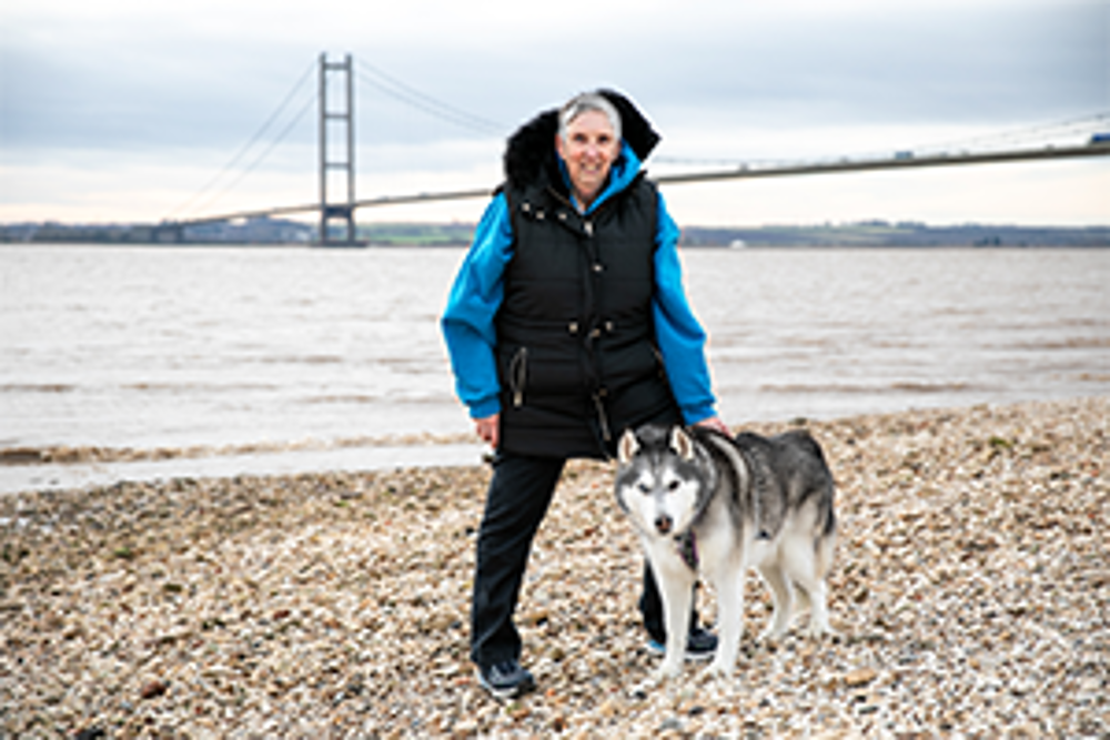 Sandra and Balto. Credit The Kennel Club and Eleanor Riley | Kennel Club Hero Dog Award